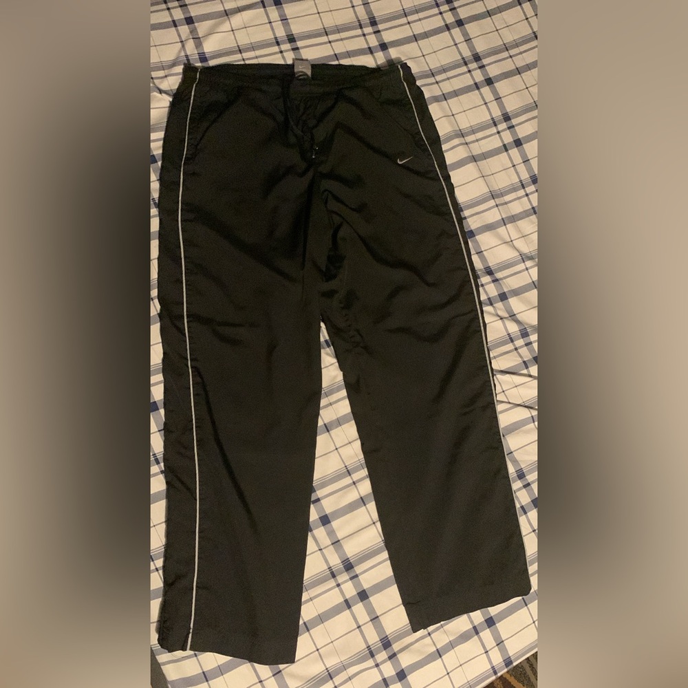 Vintage Black Nike track pants